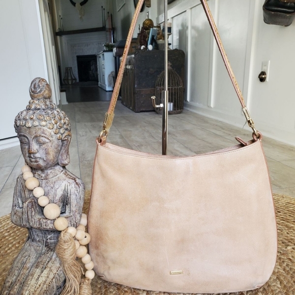 Brahmin Farrah Shoulder Bag in Tan Safi